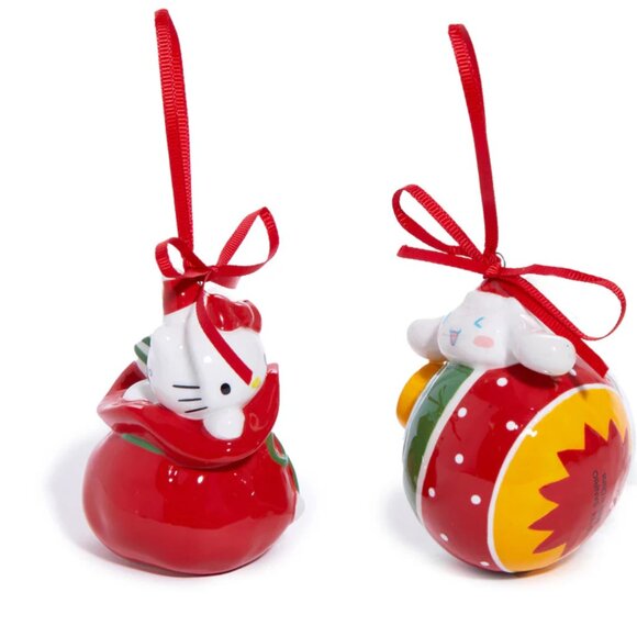 HELLO KITTY & CINNAMOROLL Ornament Set Christmas ๐ Blue Sky Clayworks BRAND-NEW - Picture 11 of 16